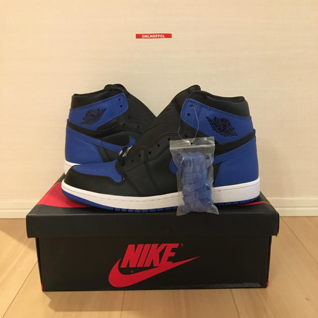 【再入荷】NIKE AIR JORDAN 1 ROYAL 27cmメンズ