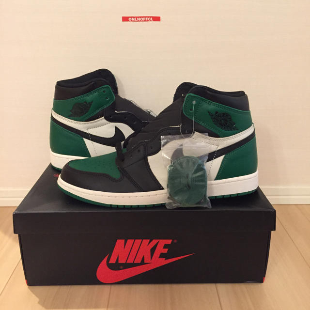 NIKE(ナイキ)の【最安値】AIR JORDAN 1 PINE GREEN 28cm  メンズの靴/シューズ(スニーカー)の商品写真