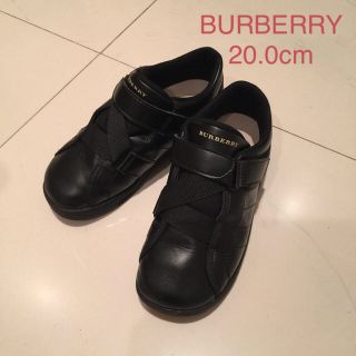 バーバリー(BURBERRY)のお値下げ♡ BURBERRY バーバリー キッズ 靴 20cm 黒 ブラック(フォーマルシューズ)