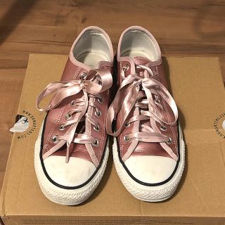 コンバース(CONVERSE)のコンバース ペールシャイン サテン ピンク(スニーカー)