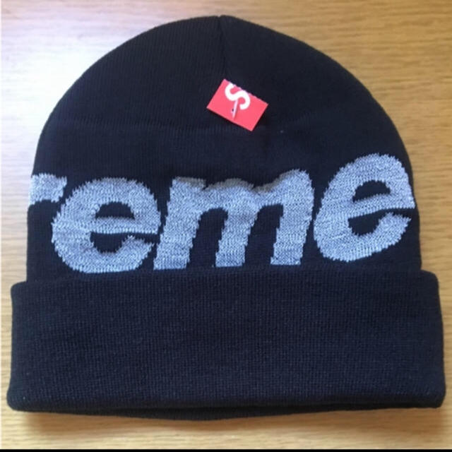 即完売 Supreme big logo beanie