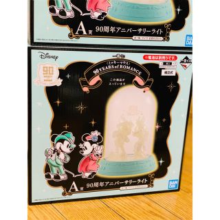 ディズニー(Disney)の送料込み★新品未開封★一番くじ ミッキーマウス A賞 アニバーサリーライト(キャラクターグッズ)