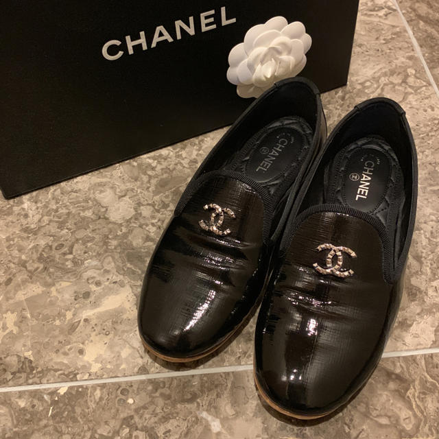 CHANEL オペラシューズ フラットシューズ 35