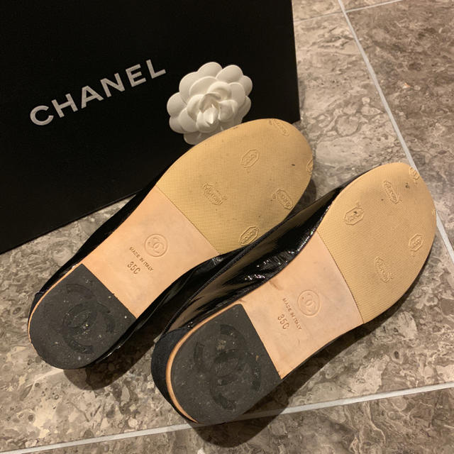 CHANEL(シャネル)のCHANEL オペラシューズ フラットシューズ 35 レディースの靴/シューズ(バレエシューズ)の商品写真