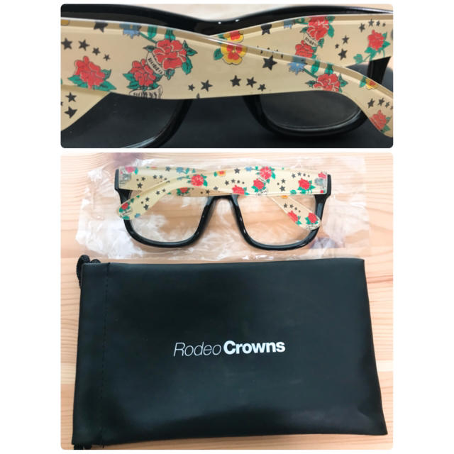 RODEO CROWNS(ロデオクラウンズ)のRODEO CROWNS だてメガネ レディースのファッション小物(サングラス/メガネ)の商品写真