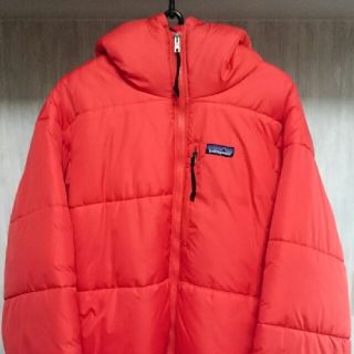 パタゴニア(patagonia)の専用①sizeＬ パタゴニア patagonia ダスパーカ ポップオレンジ(ダウンジャケット)