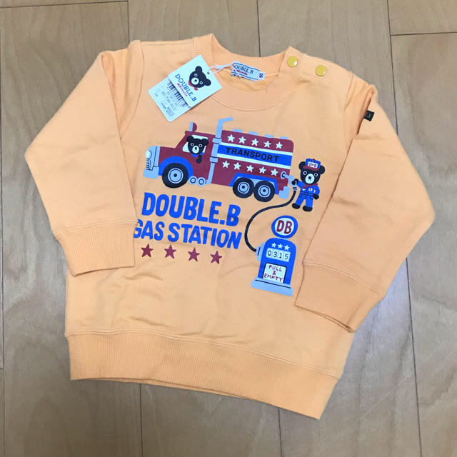 DOUBLE.B(ダブルビー)のトレーナー&アウター 90cm キッズ/ベビー/マタニティのキッズ服男の子用(90cm~)(Tシャツ/カットソー)の商品写真