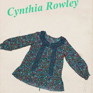 シンシアローリー(Cynthia Rowley)の【さらにお値下げしました】【Cynthia Rowley】花柄ブラウス(シャツ/ブラウス(長袖/七分))