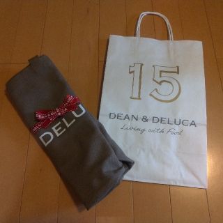 ディーンアンドデルーカ(DEAN & DELUCA)のDEAN &DELUCA 　2018ホリデートートバッグ　L　モカベージュ　(トートバッグ)