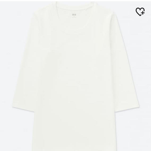 UNIQLO(ユニクロ)のUNIQLO  コンパクトコットンTシャツ   レディースのトップス(シャツ/ブラウス(長袖/七分))の商品写真