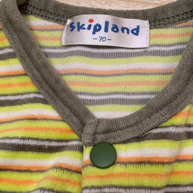 Skip Land(スキップランド)のスキップランド 足付きロンパース 70サイズ キッズ/ベビー/マタニティのベビー服(~85cm)(ロンパース)の商品写真