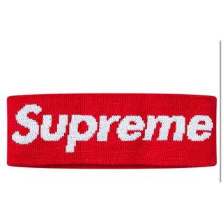 シュプリーム(Supreme)のRed Supreme 18fw new era headband 新品未使用(その他)