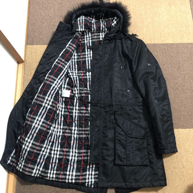 GINGER掲載商品】 バーバリーブラックレーベル ダウンコート