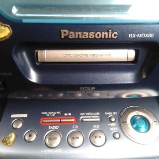 パナソニック(Panasonic)のパナソニック　MD.CDラジカセ　Panasonic(ポータブルプレーヤー)