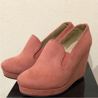 グリフィード(glifeed)の新品 グリフィード パンプス サイドゴア ブーティ  ブーツ ピンク(ハイヒール/パンプス)