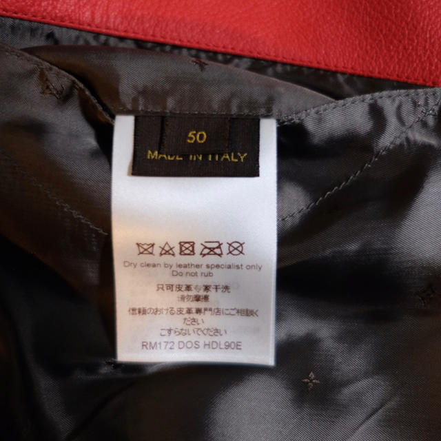LOUIS VUITTON(ルイヴィトン)のLouis Vuitton Supreme Leather Jacket 50 メンズのジャケット/アウター(レザージャケット)の商品写真