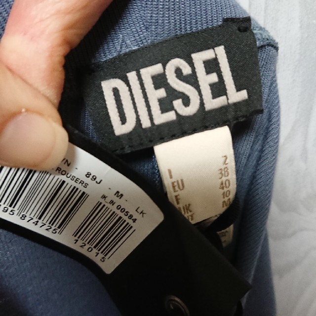 DIESEL(ディーゼル)のDIESEL レギンス アイスブルー Mサイズ レディースのレッグウェア(レギンス/スパッツ)の商品写真