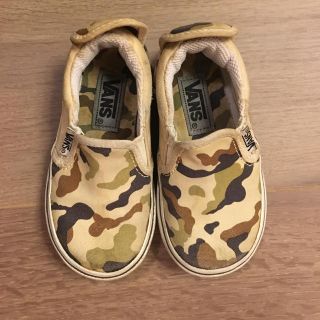 ヴァンズ(VANS)のVANS ベビー キッズ  スリッポン 14cm カモフラ(スリッポン)