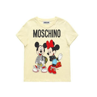 モスキーノ(MOSCHINO)のh&m モスキーノ ミッキー&ミニー カットソー(Tシャツ(半袖/袖なし))