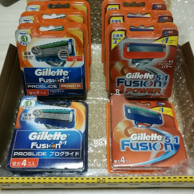 Gillette フュージョン電動　替刃4個入り　4箱セット