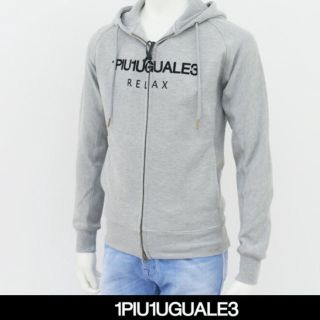 ウノピゥウノウグァーレトレ(1piu1uguale3)の25日朝まで大幅値下げ 1PIU1UGUALE3 ダブルジップパーカー(パーカー)