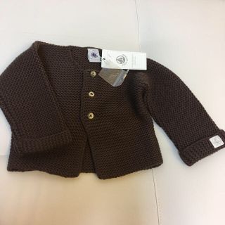 プチバトー(PETIT BATEAU)のプチバトー カーディガン 12M(カーディガン/ボレロ)