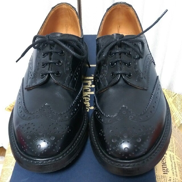 Tricker`s トリッカーズ　バートン　ウイングチップ　ブーツドレス/ビジネス