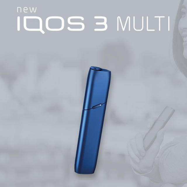 【超特価sale開催】 IQOS - iQOS3 MULTIキット ブルー タバコグッズ
