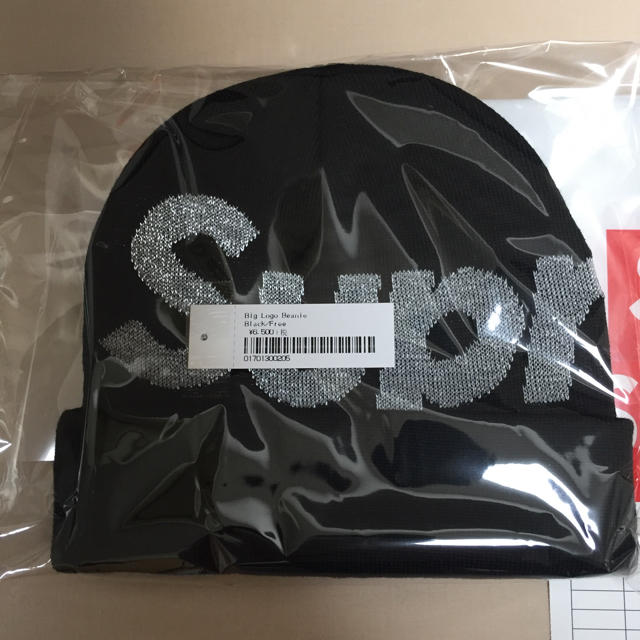 送料込 Supreme Big Logo Beanie ブラックBigLogoBeanie色