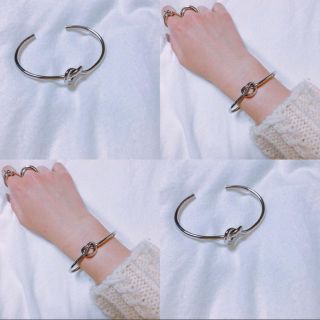 ♡No.153♡残り一点☆import ribbon design bangle(ブレスレット/バングル)