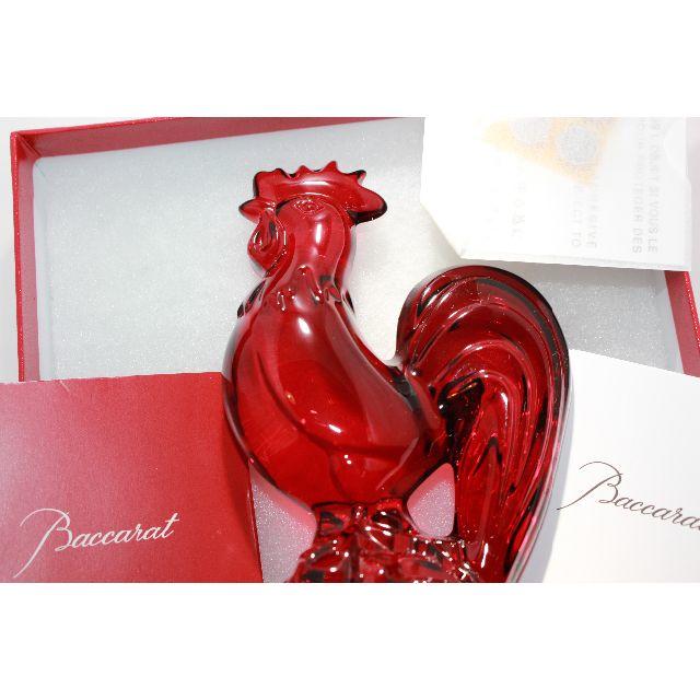 バカラ クリスタル 干支 酉 鶏 鳥 レッド ☆新品☆ Baccarat バカラ クリスタル 干支 酉 鶏 鳥 レッド ☆新品☆ Baccarat