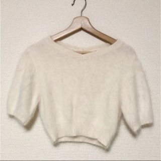 スナイデル(SNIDEL)の専用スナイデル♡アンゴラ ショートニット 美品(ニット/セーター)