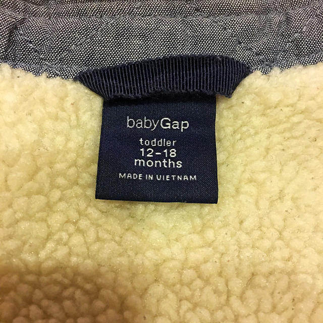 babyGAP(ベビーギャップ)のbaby gap 12-18month 80 ジャンパー☆アウター コート キッズ/ベビー/マタニティのベビー服(~85cm)(ジャケット/コート)の商品写真