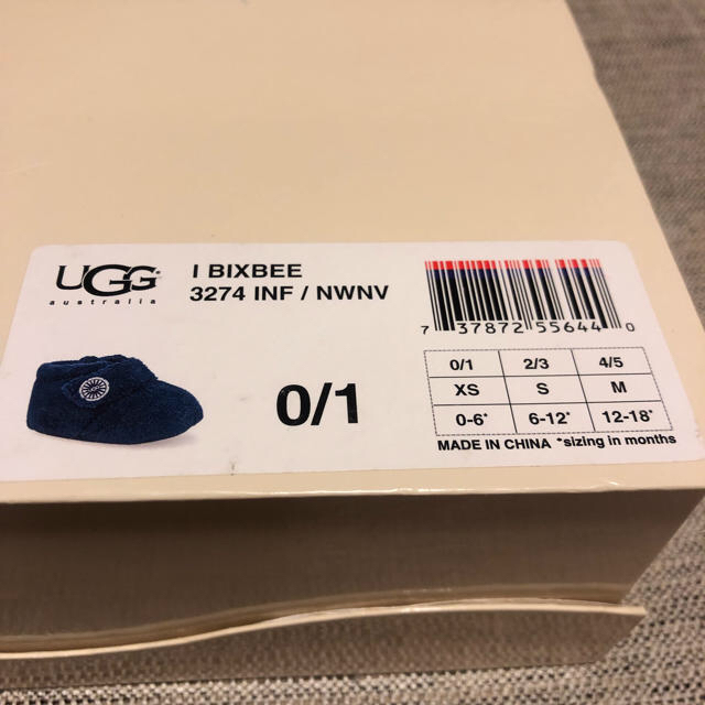 UGG(アグ)の【未使用 新品】UGG アグ オーストラリア ベビー シューズ キッズ/ベビー/マタニティのベビー靴/シューズ(~14cm)(スニーカー)の商品写真