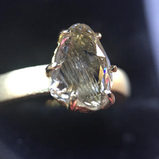 購入予定者様あり。「天然ダイヤモンド 」18金 アンティーク調 指輪 (リング(指輪))