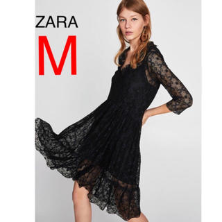 ザラ(ZARA)のZARA レースワンピ 専用(ひざ丈ワンピース)