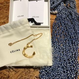 セリーヌ(celine)のセリーヌ アルファベット イニシャル ネックレス ネットバック付き(ネックレス)