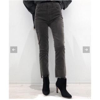 アパルトモンドゥーズィエムクラス(L'Appartement DEUXIEME CLASSE)の新品★MOTHER Corduroy Insider Crop パンツ(デニム/ジーンズ)