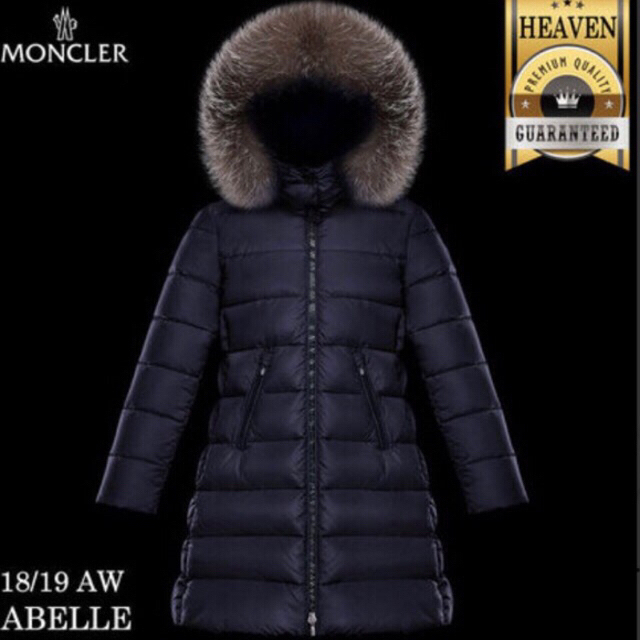 最新 値下 新品 モンクレール abelle 紺 シャーパル moncler