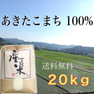 【もみの様専用】愛媛県産あきたこまち100%   新米２０㎏   農家直送(米/穀物)