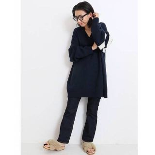 ドゥーズィエムクラス(DEUXIEME CLASSE)のDeuxieme Classe☆今期Oversized Vネックセーター(ニット/セーター)