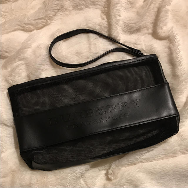 BURBERRY(バーバリー)の新品 美品 Burberry バーバリー 革 化粧ポーチ 小物入れ レディースのファッション小物(ポーチ)の商品写真