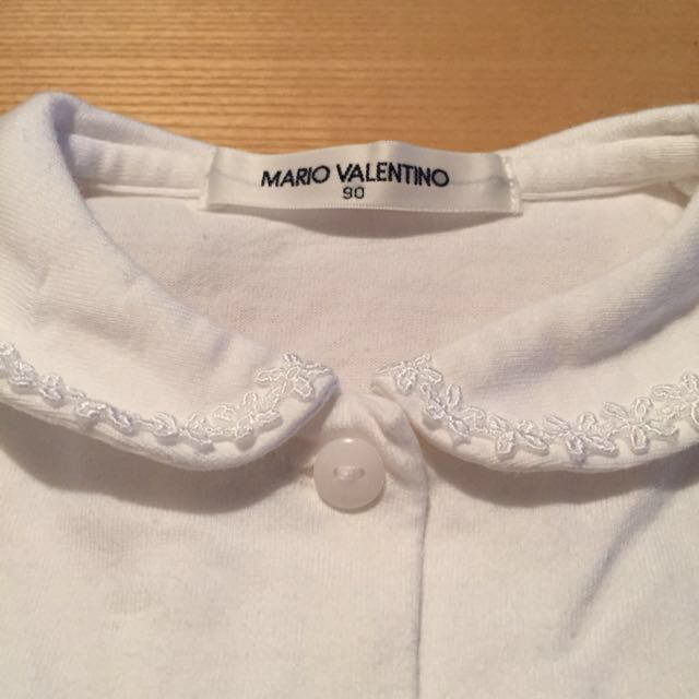 子供服90㎝☆綿100%☆白シャツ キッズ/ベビー/マタニティのキッズ服女の子用(90cm~)(その他)の商品写真