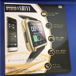 DIGITAL  LINK WATCH SHINY デジタル ウォッチ 腕時計(腕時計(デジタル))