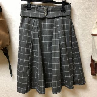 マジェスティックレゴン(MAJESTIC LEGON)のチェックスカート(ひざ丈スカート)