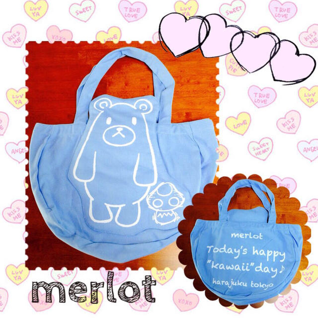 merlot(メルロー)のmerlotキャンバストートバック レディースのバッグ(トートバッグ)の商品写真