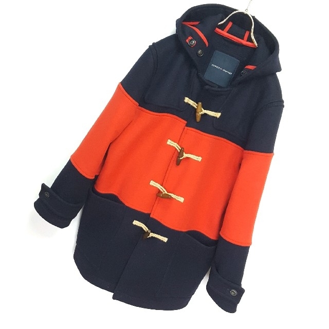 TOMMY HILFIGER(トミーヒルフィガー)のトルコ製★TOMMY HILFIGER 切り替え ダッフルコート メンズのジャケット/アウター(ダッフルコート)の商品写真