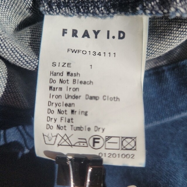 FRAY I.D(フレイアイディー)のFRAY I.D ストレッチデニムワンピ レディースのワンピース(ミニワンピース)の商品写真