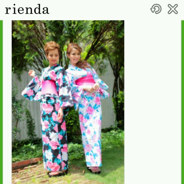 rienda(リエンダ)のrienda 浴衣 レディースの水着/浴衣(浴衣)の商品写真