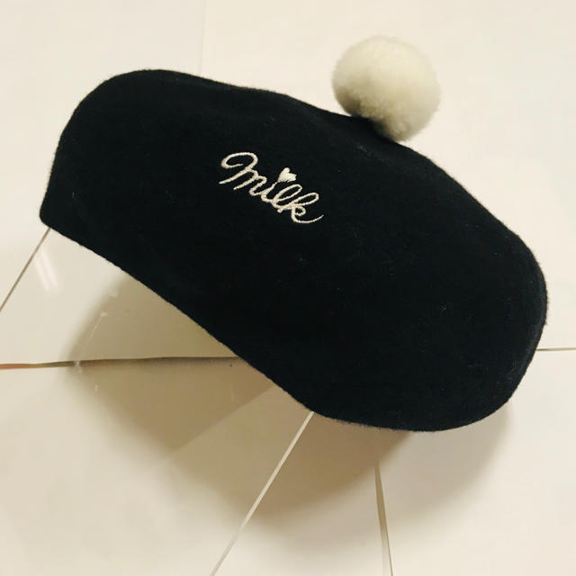 MILK(ミルク)のMILK ベレー帽 レディースの帽子(ハンチング/ベレー帽)の商品写真